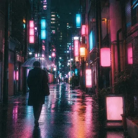 Prompt idea: neon Tokyo night
