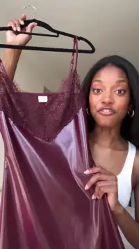 Vertical try-on vlog video made with AI