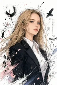 Photo turned into a Japanese graffiti poster with AI