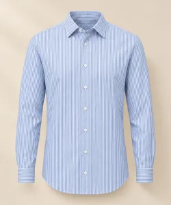 Blue striped shirt