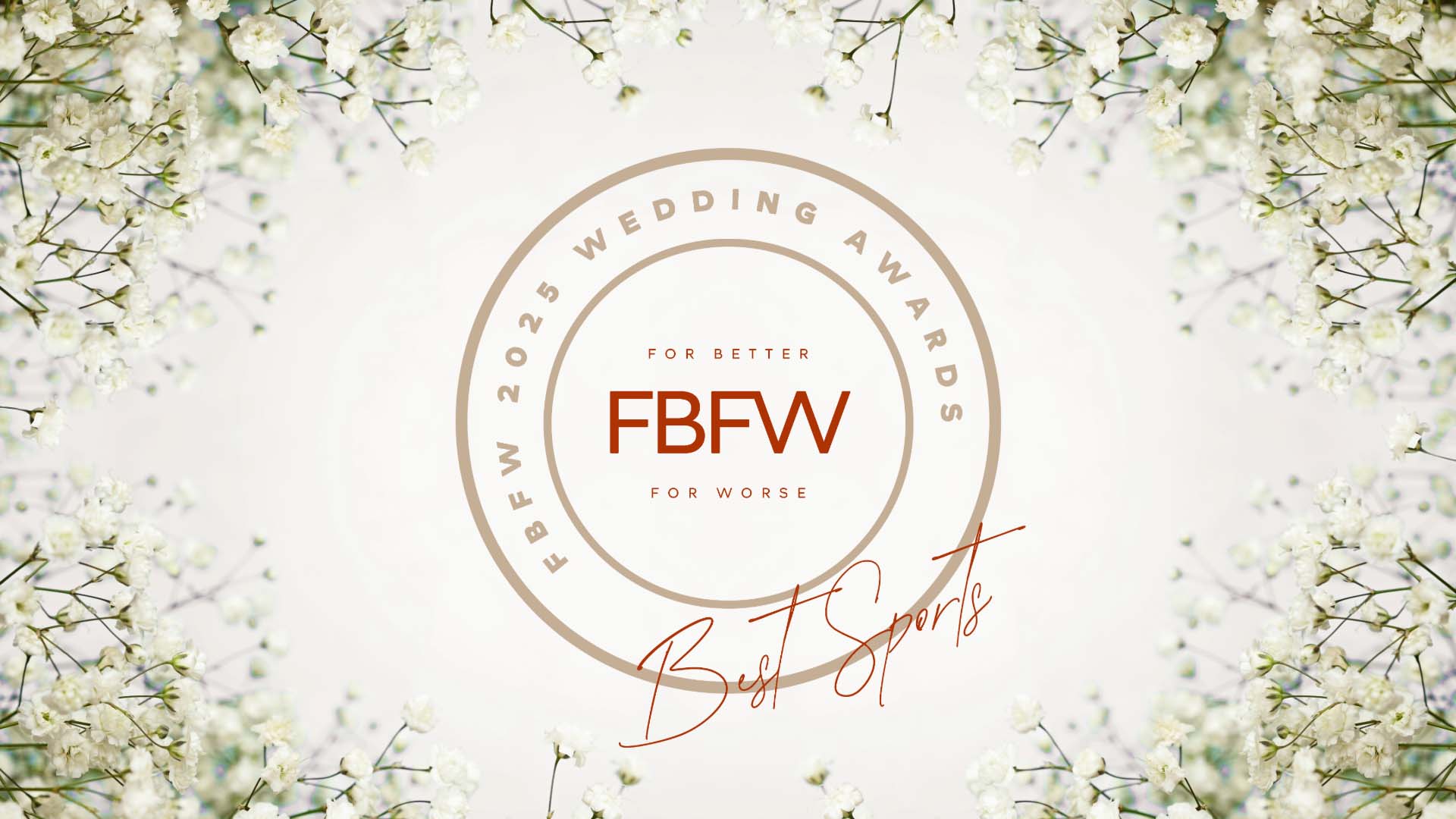 Garstang Country Hotel 'For Better For Worse' Wedding Award.