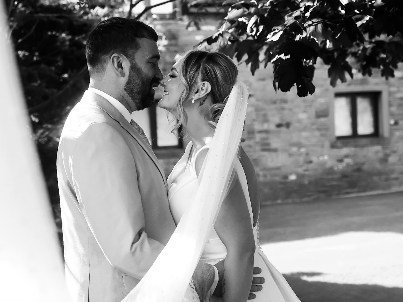 Happy Couple at their wedding at Garstang Country Hotel