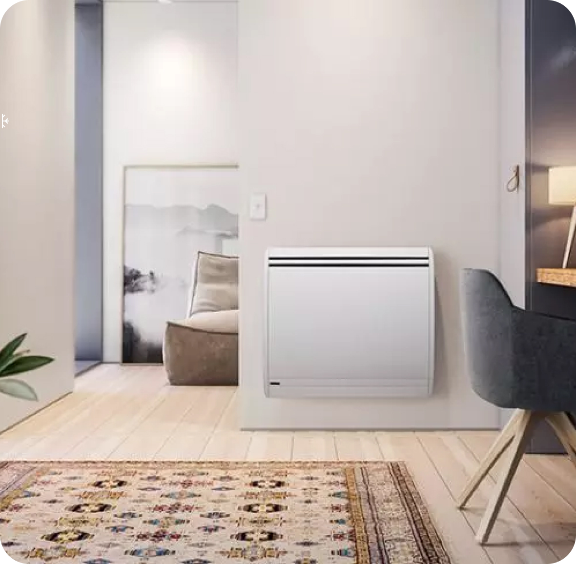 Mom Holding a Baby While Reading a Book