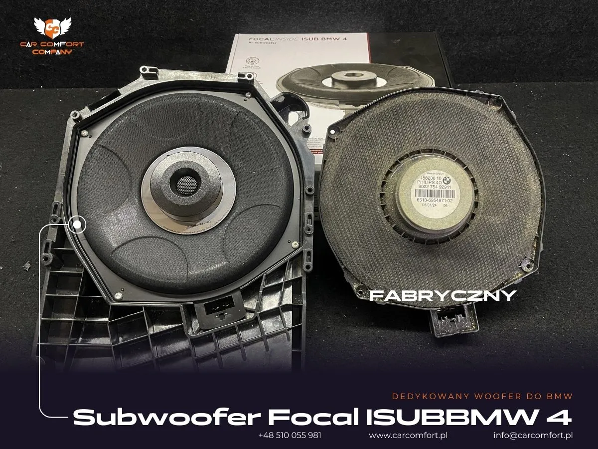 Instalacja zestawu głośnikowego Audison dedykowanego do BMW E90