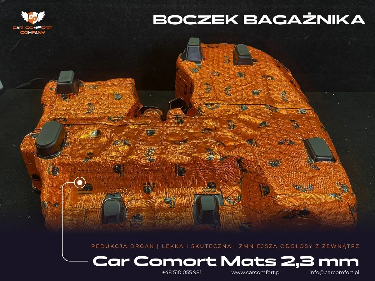 Car Comfort Mats 2,3 mm w boczkach bagażnika Toyota CH-R