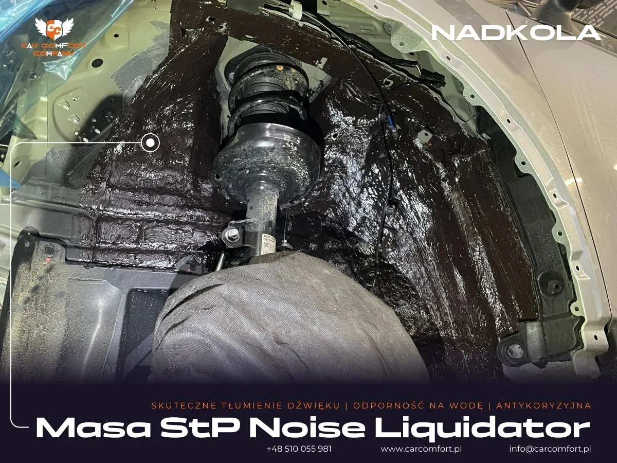 Aplikacja STP Noise Liquidator – wzmocnienie tłumienia w nadkolach