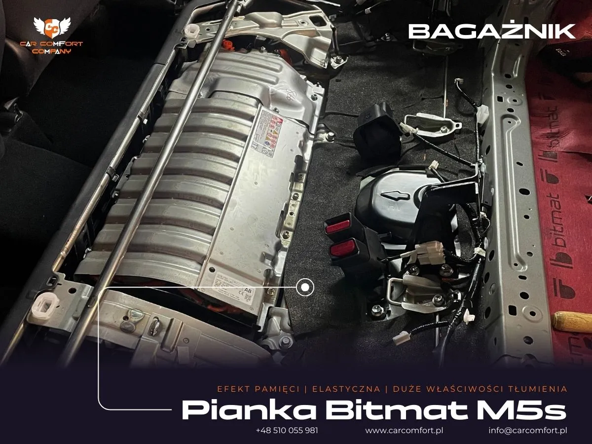Pianka Bitmat M5s w bagażniku Toyoty