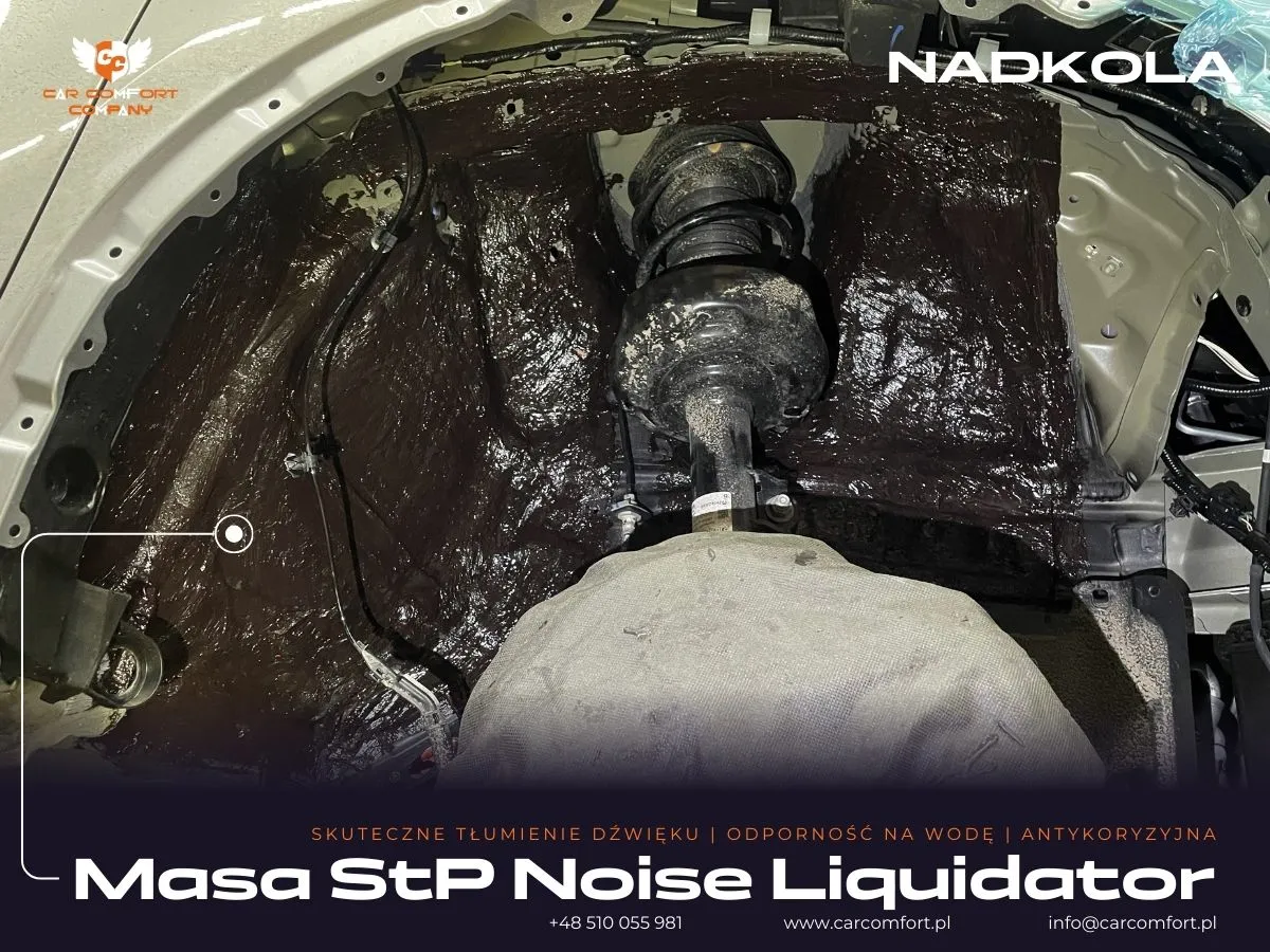 STP Noise Liquidator na nadkolach Toyota CH-R – płynna warstwa wygłuszenia