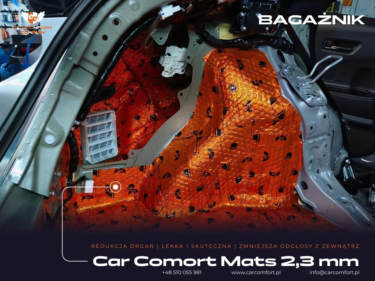 Bagażnik wygłuszony w Toyota C-HR