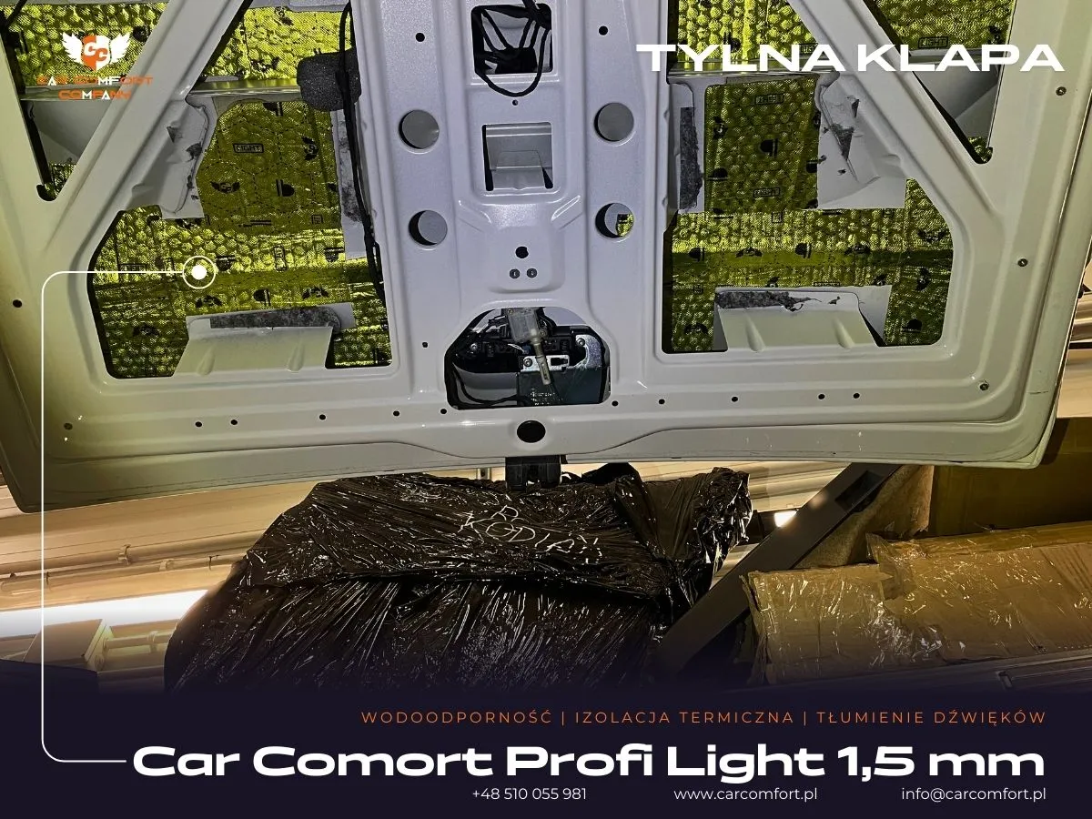 Kompleksowe wyciszenie tylnej strefy za pomocą mat Car Comfort i Bitmat