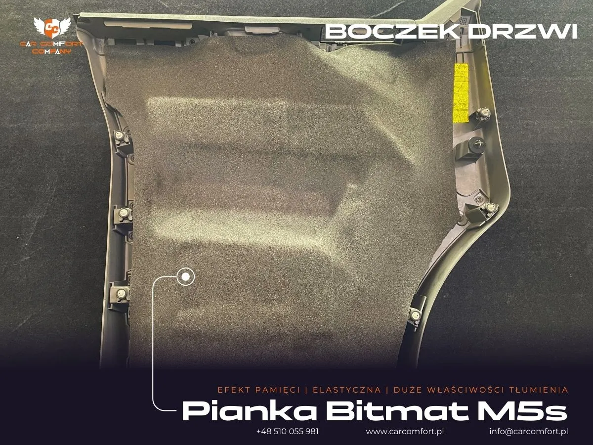 Tapicerka tylnej klapy Volkswagen California z Bitmat M5s – druga warstwa izolacji