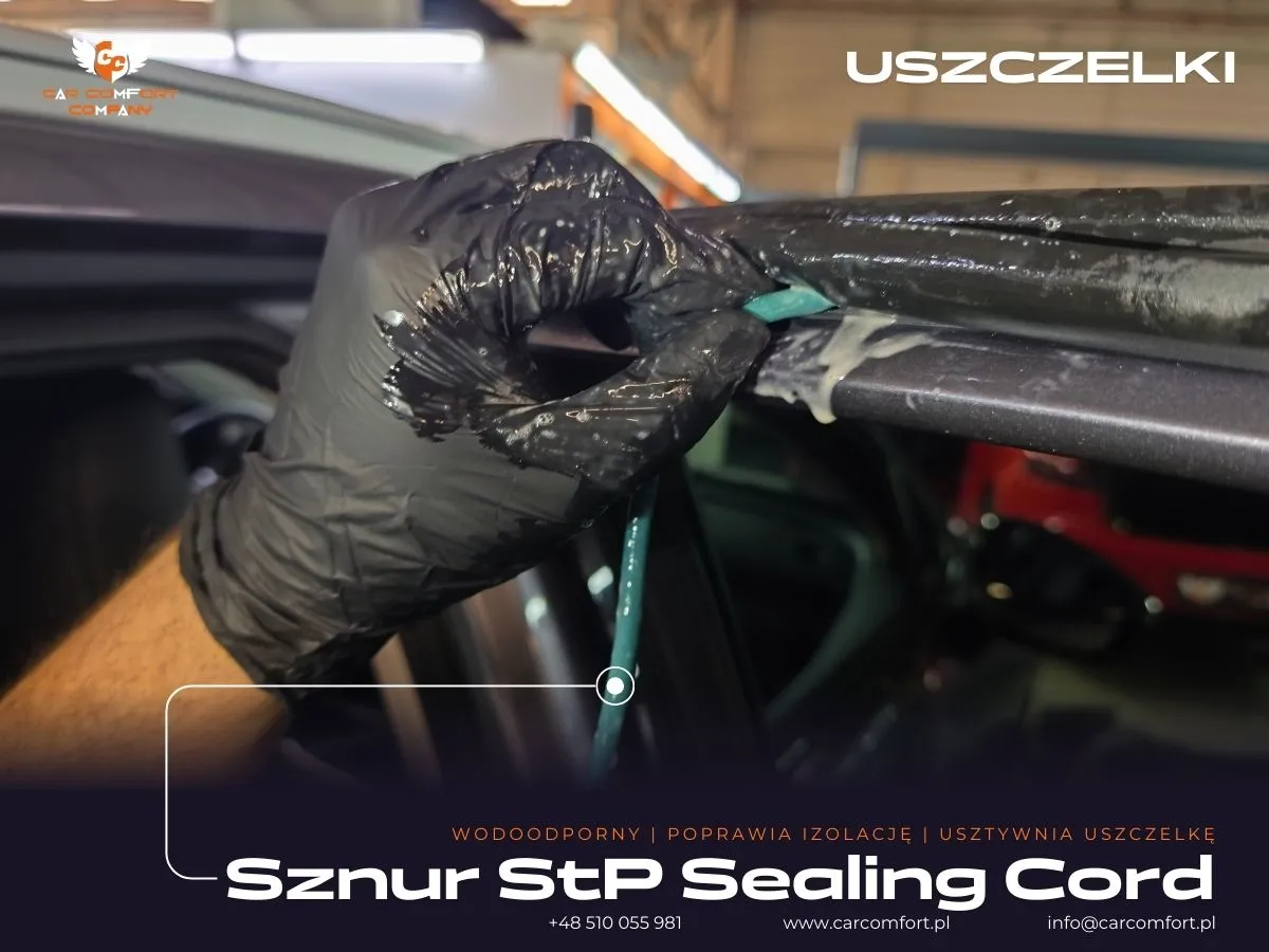 STP Sealing Cord 6 mm w uszczelkach drzwi – lepsza izolacja od hałasu