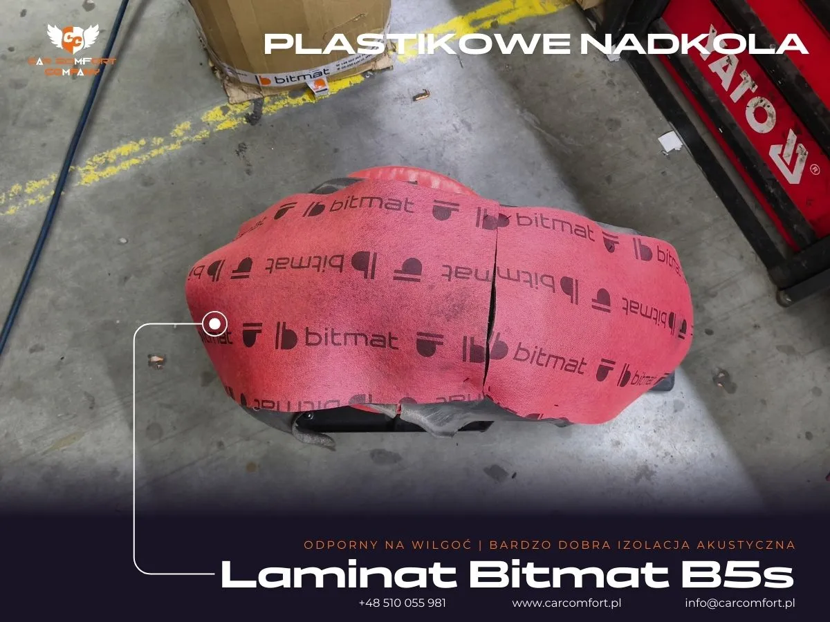 Druga warstwa izolacji na nadkolach – Bitmat B5s w Mazdzie 6