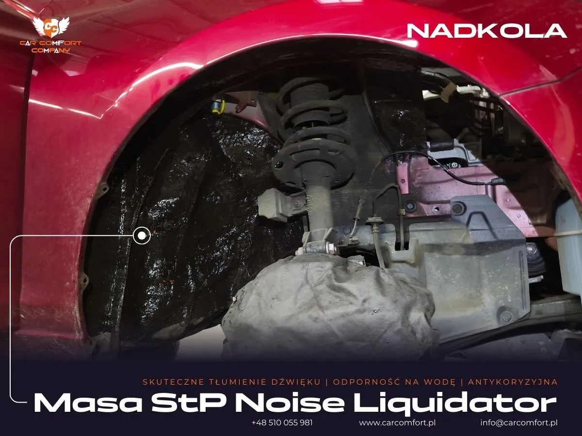 STP Noise Liquidator na nadkolach – skuteczna redukcja hałasu drogowego