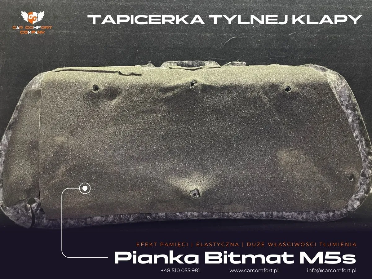 Wyciszenie tylnej klapy Dodge Challenger przy użyciu Bitmat M5s