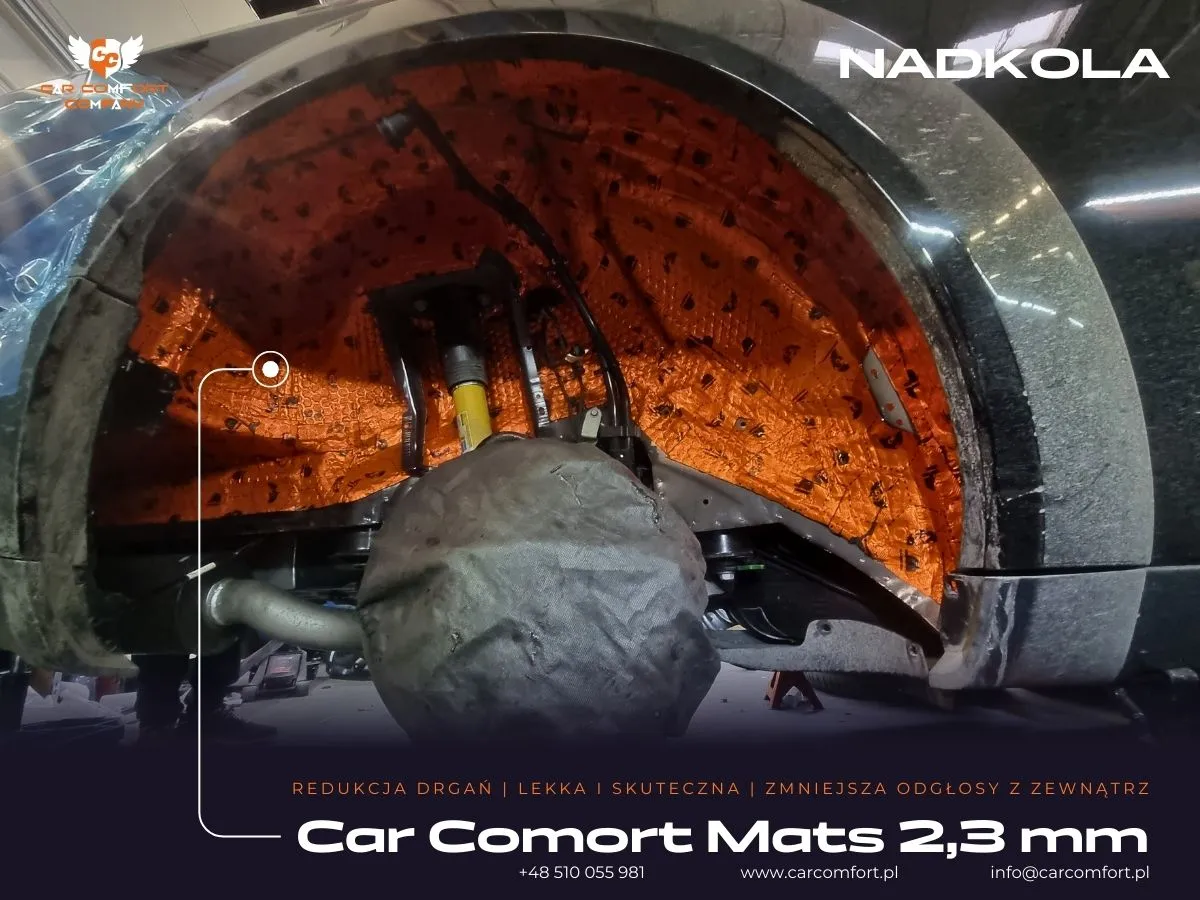 Wielowarstwowe tłumienie nadkoli – połączenie Car Comfort, Bitmat i STP