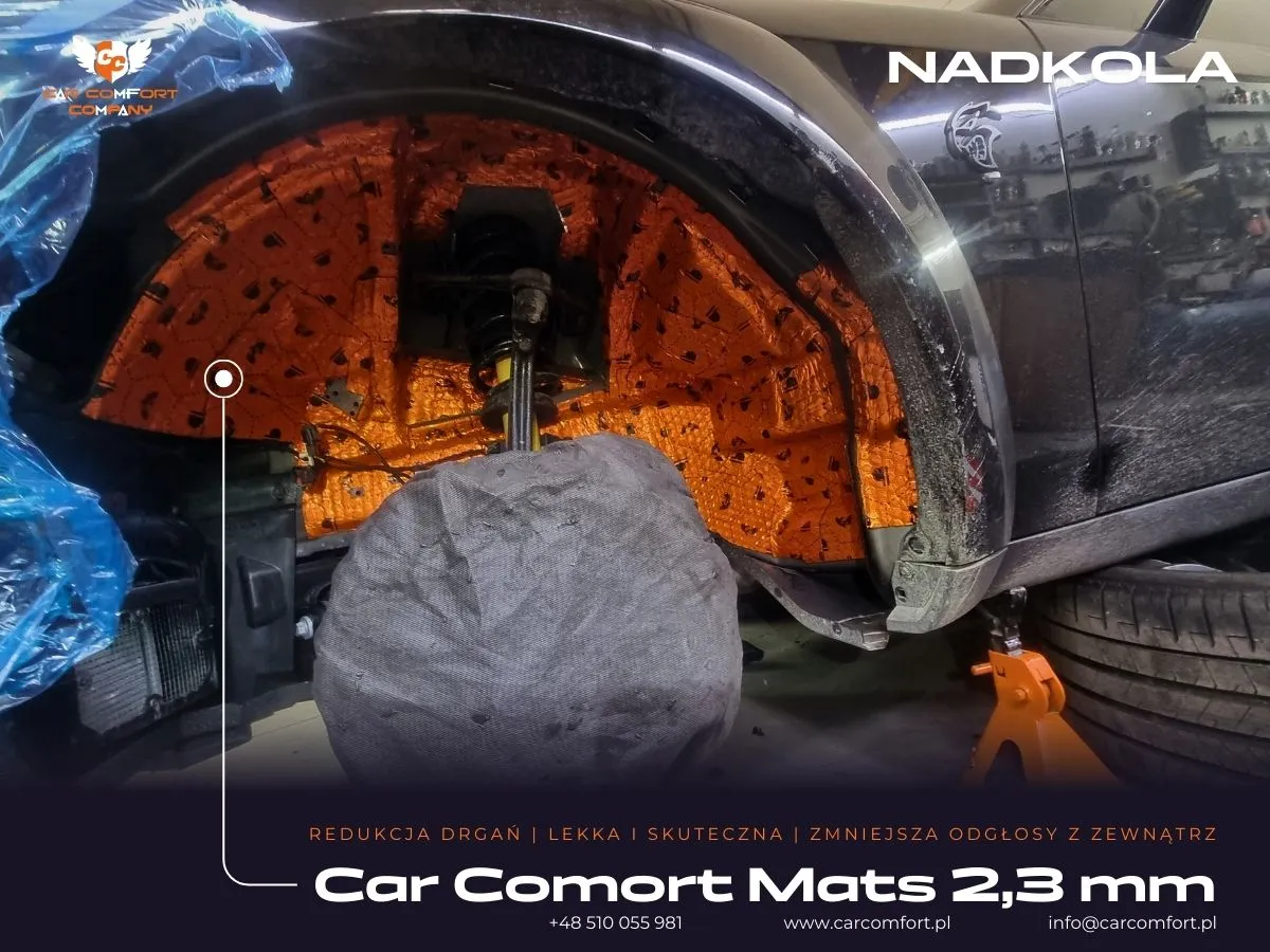 Wielowarstwowe tłumienie nadkoli – połączenie Car Comfort, Bitmat i STP