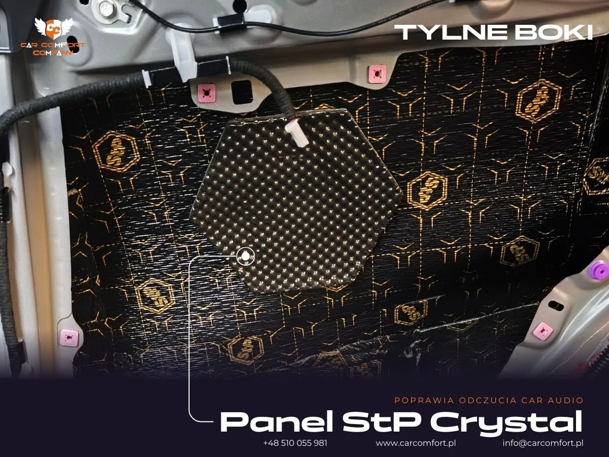 Zastosowanie STP Crystal w drzwiach – wygłuszenie i poprawa brzmienia audio