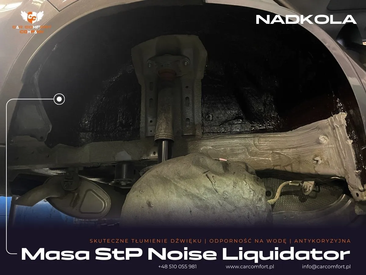 STP Noise Liquidator na nadkolach – płynne tłumienie hałasu drogowego