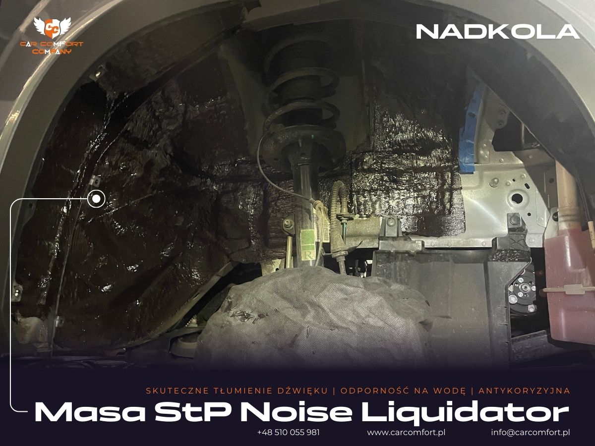 STP Noise Liquidator na nadkolach – płynne tłumienie hałasu drogowego