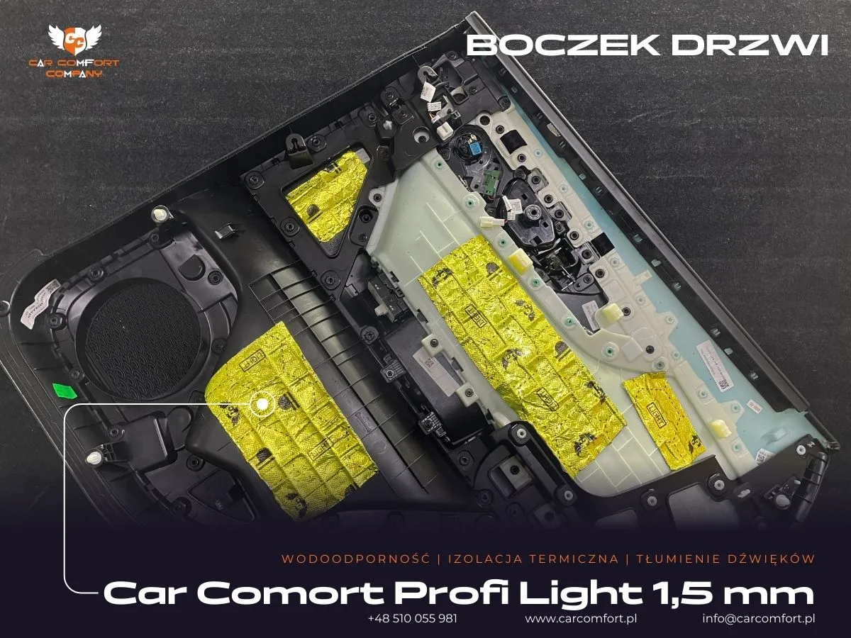 Montaż mat Car Comfort Profi Light w Omoda 5 – pełna ochrona akustyczna