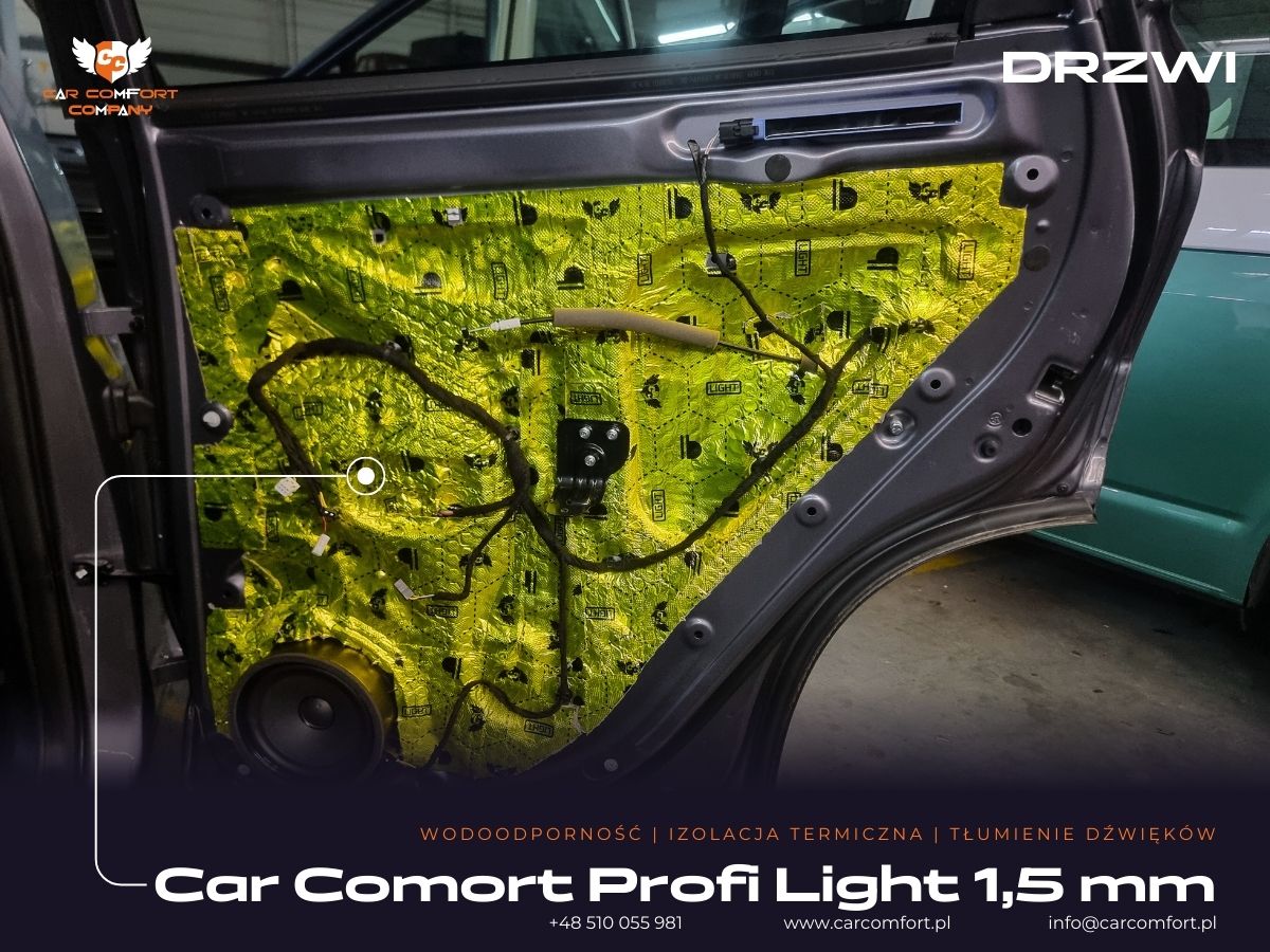 Profesjonalna mata Car Comfort Profi Light na wewnętrznej stronie drzwi