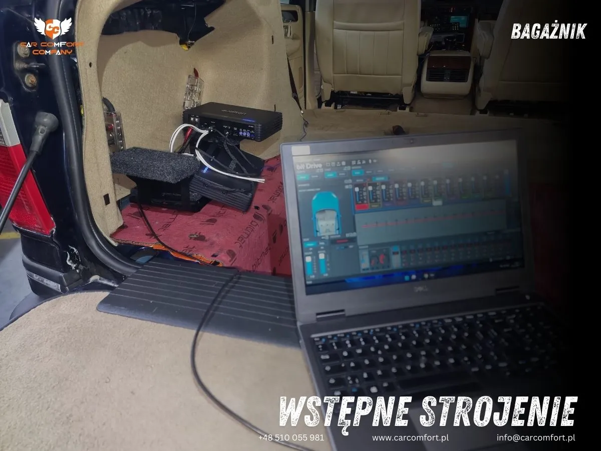 Wstępne strojenie car audio w Range Rover