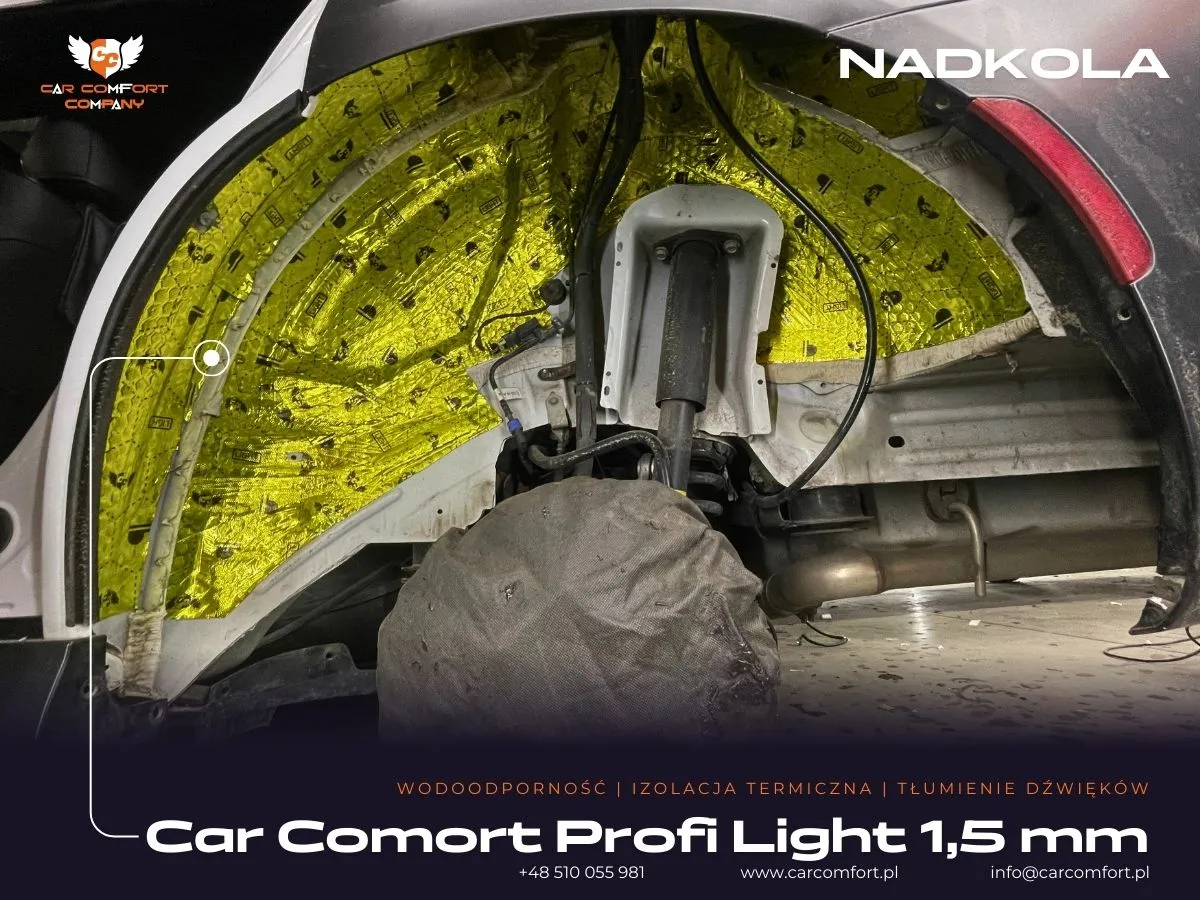 Podstawowa izolacja klasycznych nadkoli – mata Car Comfort Profi Light