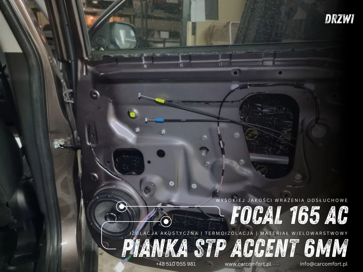 Drzwi z matą StP Accent – komfortowa cisza i tłumienie rezonansów