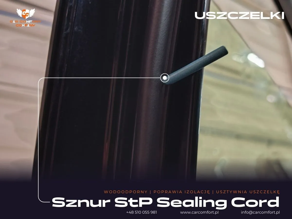 Przednie uszczelki w Toyota Camry z dodatkową taśmą StP Sealing Cord 6 mm