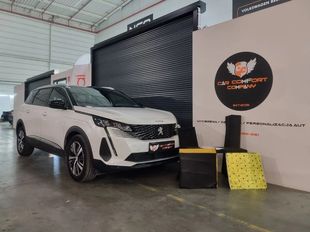 Wyciszenie Peugeot 5008 - podszybie, maska, komora silnika - Redukcja hałasu i izolacja
