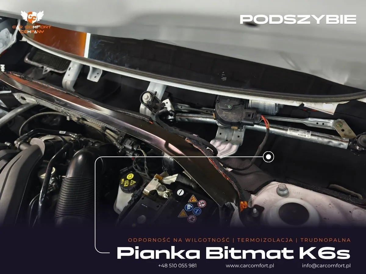  Druga warstwa pianki Bitmat K6s na podszybiu Cupry Formentor.