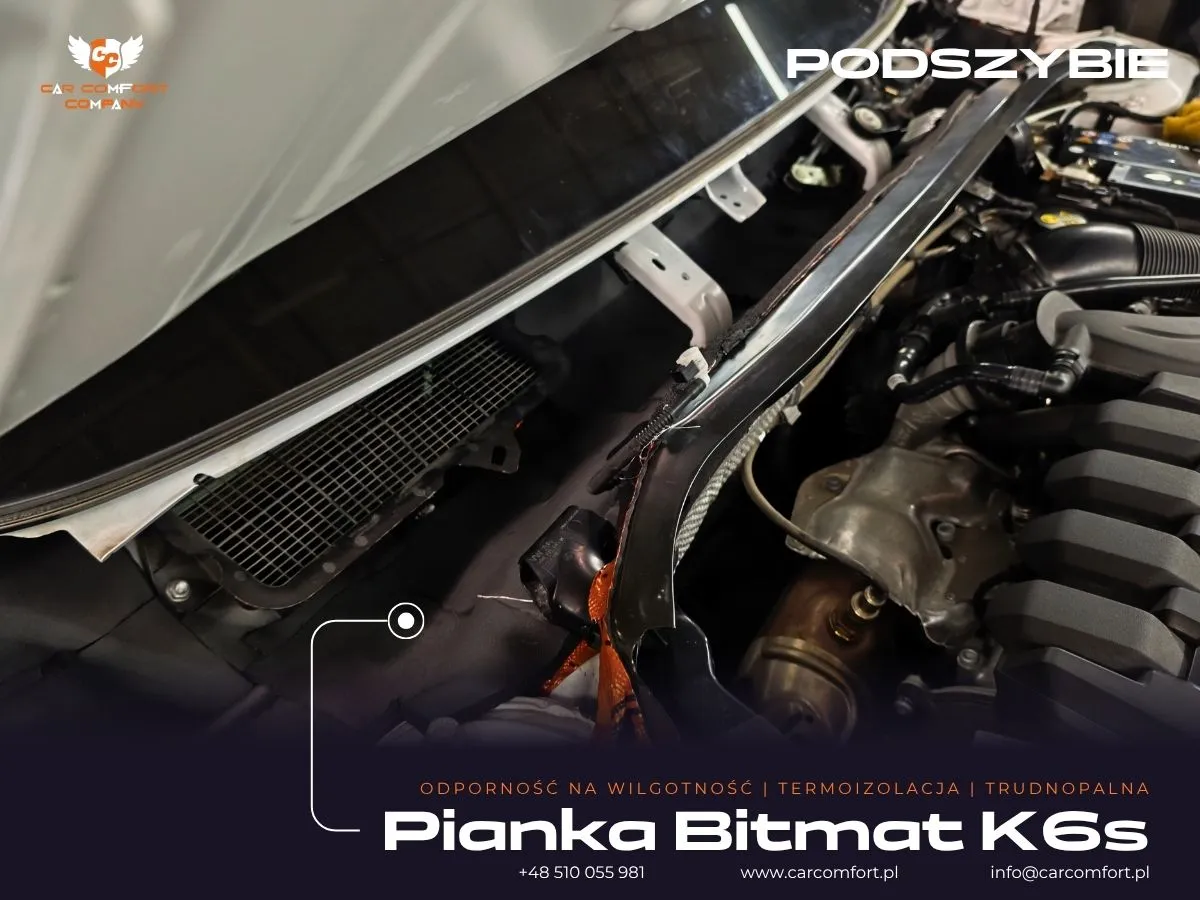  Druga warstwa pianki Bitmat K6s na podszybiu Cupry Formentor.