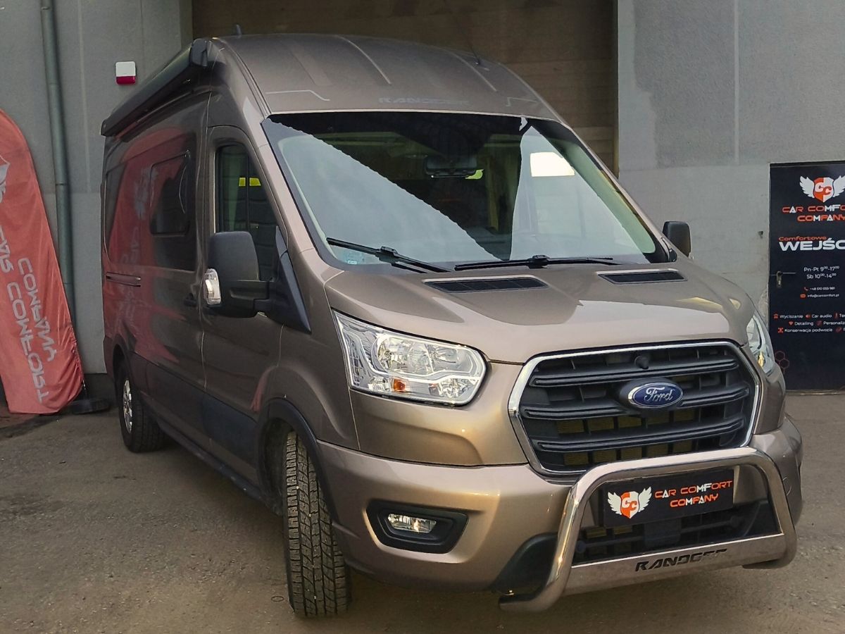 Ford Transit Kamper – Wyciszenie Drzwi, Słupków, Nadkoli, Podłogi, Maski