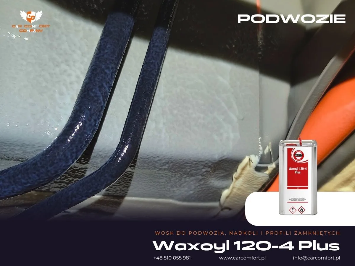 Aplikacja preparatu Waxoyl na podwozie Honda Civic XI.