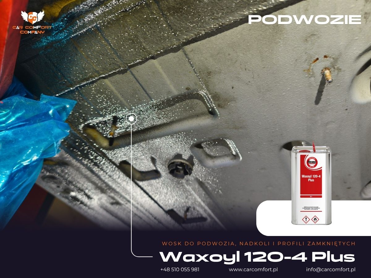 Aplikacja preparatu Waxoyl Professional 120-4 na podwozie Renault Megane.