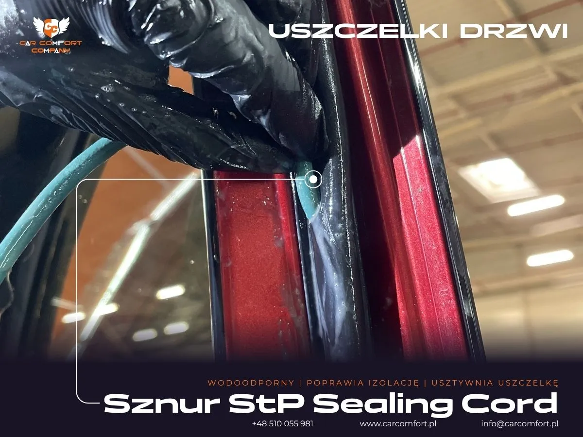 Rolka materiału StP Sealing Cord przygotowana do aplikacji.