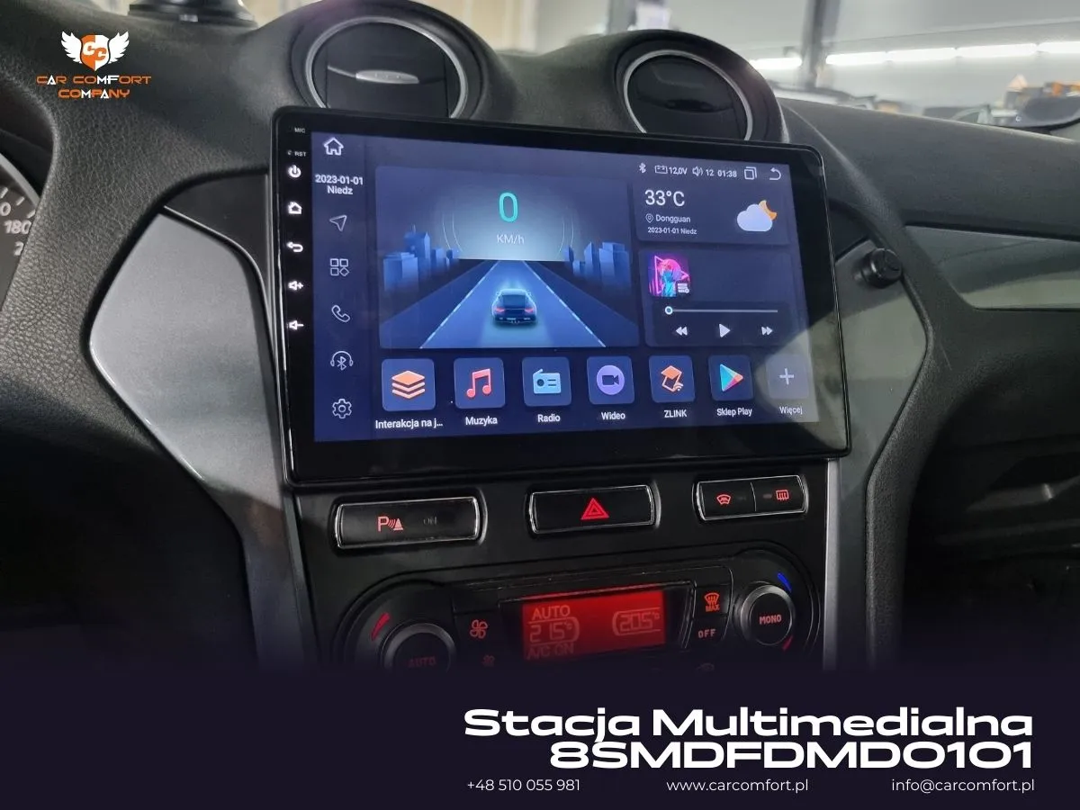 Ford Mondeo MK4 montaż stacji multimedialnej 8SMDFDMD0101 – instalacja jednostki centralnej
