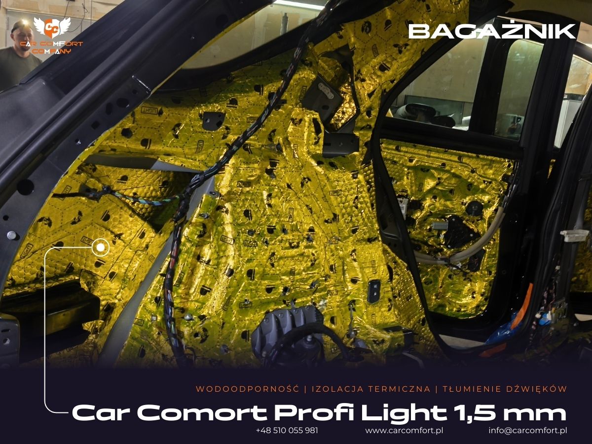 Wygłuszenie bagażnika Mercedes GLE mata butylowa i Bitmat M5s
