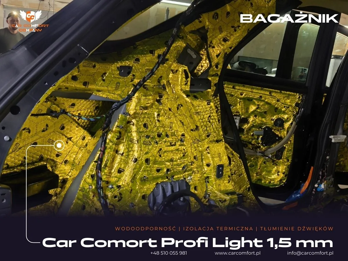 Wygłuszenie bagażnika Mercedes GLE mata butylowa i Bitmat M5s