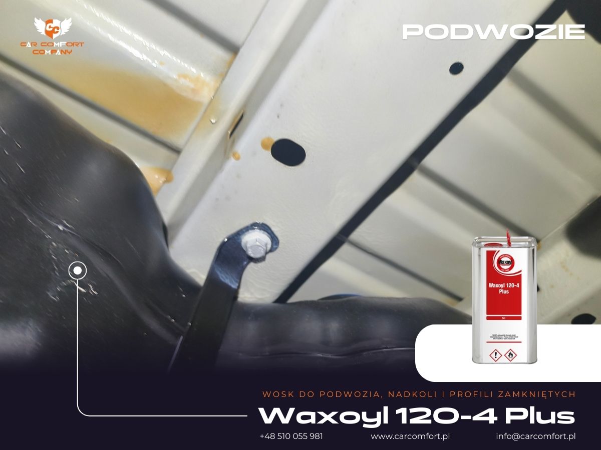 Podwozie Volkswagen Caravelle zabezpieczone Waxoyl 120-4 Plus – ochrona antykorozyjna