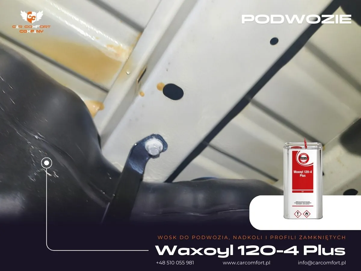 Podwozie Volkswagen Caravelle zabezpieczone Waxoyl 120-4 Plus – ochrona antykorozyjna
