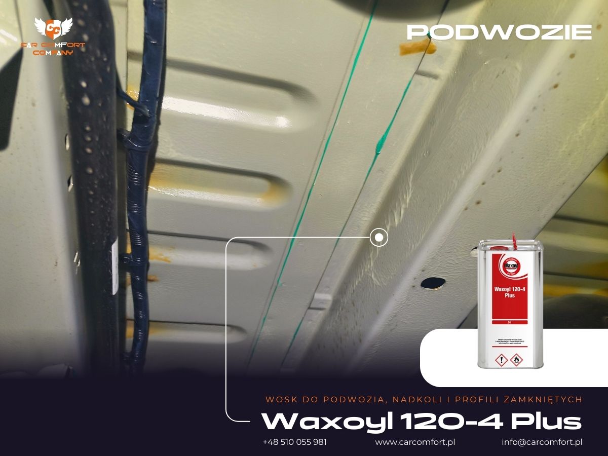 Volkswagen Caravelle konserwacja podwozia Waxoyl 120-4 Plus – aplikacja ochronna