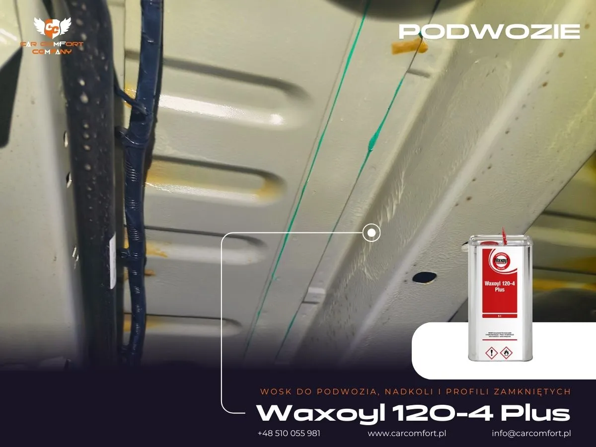 Volkswagen Caravelle konserwacja podwozia Waxoyl 120-4 Plus – aplikacja ochronna