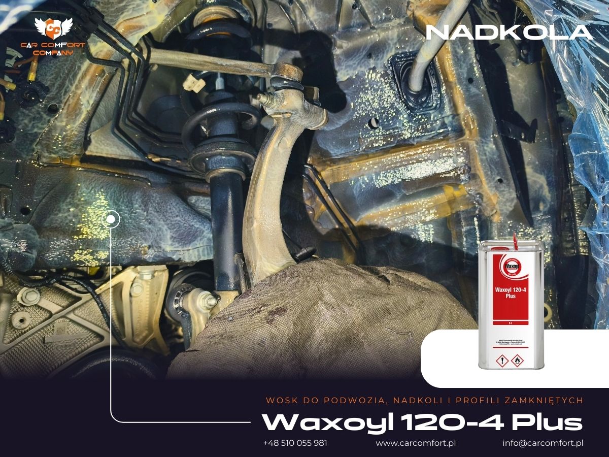 Audi A4 konserwacja podwozia Waxoyl 120-4 Plus – aplikacja preparatu