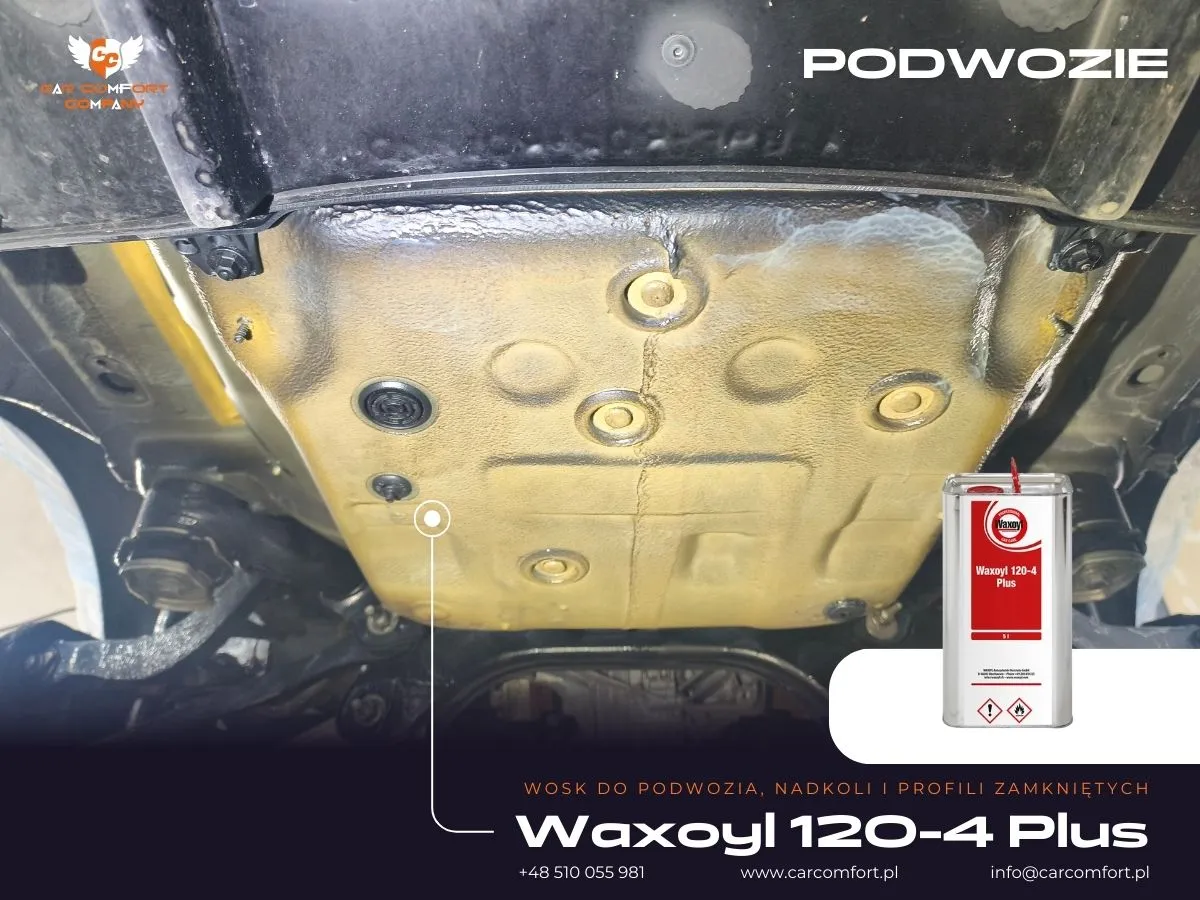 Audi A4 konserwacja podwozia Waxoyl – zabezpieczenie przed wilgocią i solą
