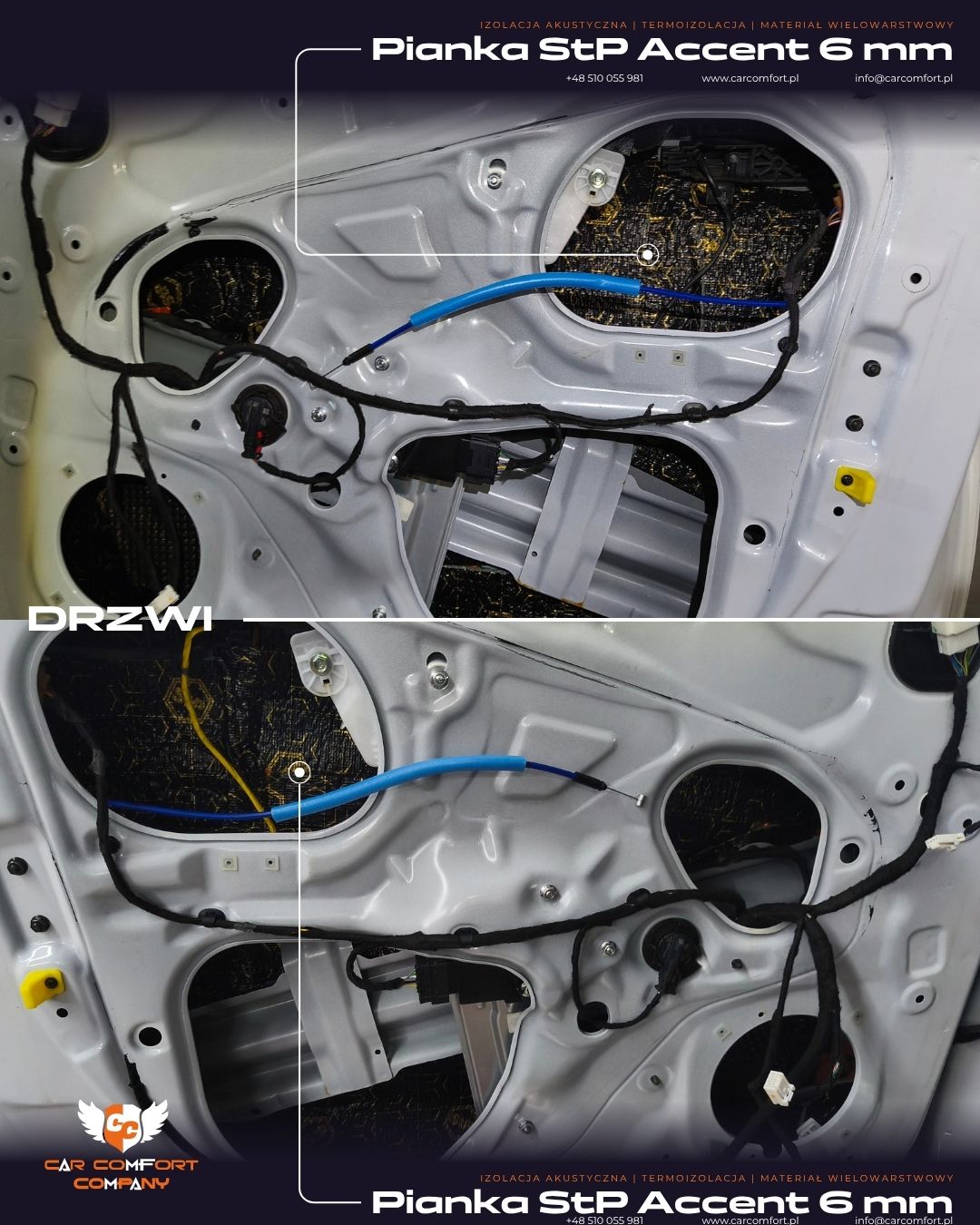 Kia Sportage – wyciszenie drzwi