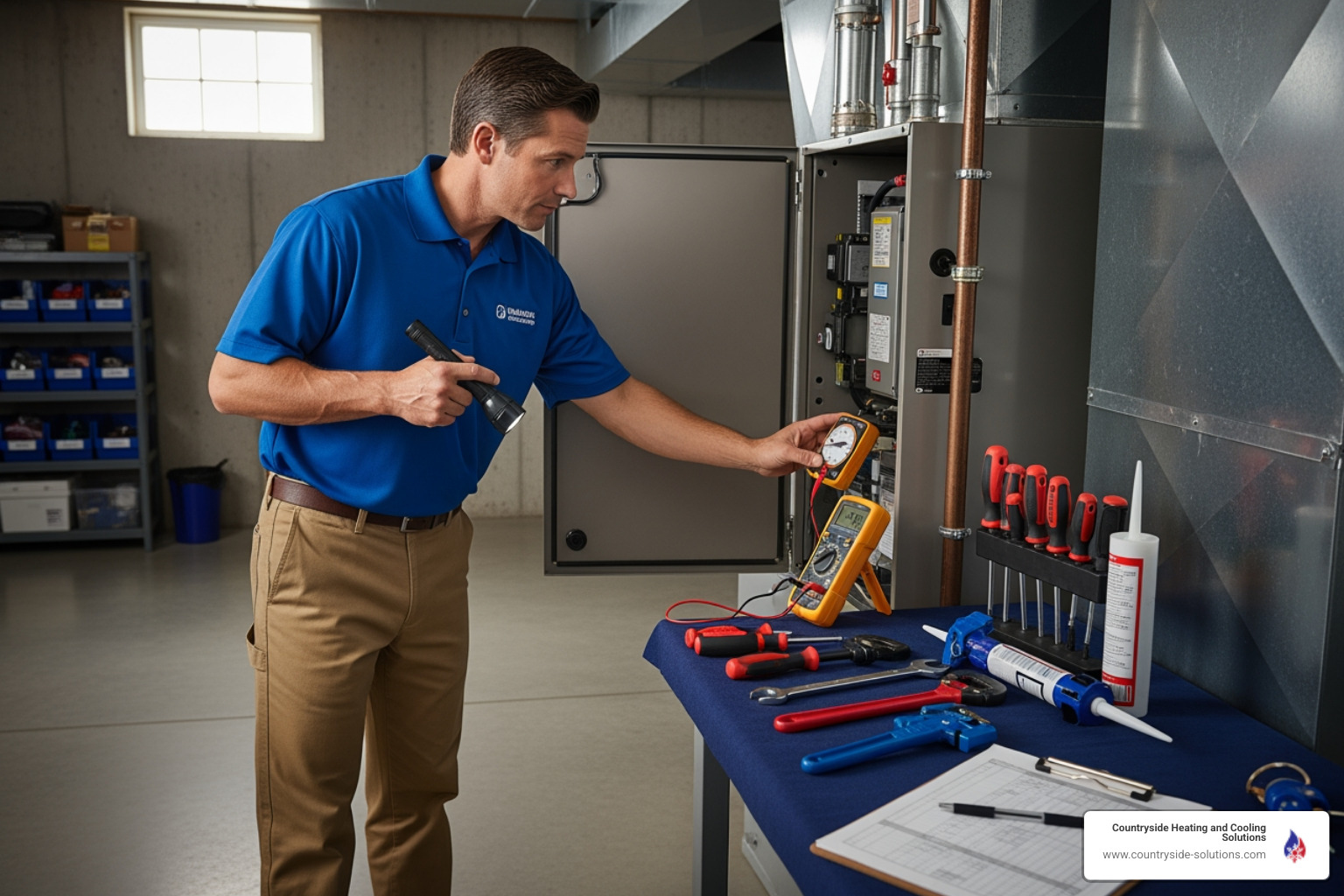 Infographic showing two columns: Left side labeled City Permit Inspection with bullet points for when required, how to schedule, and what it covers; Right side labeled Professional Maintenance Inspection with bullet points for annual timing, what technicians check, and benefits like safety and efficiency - heating inspection wayzata mn