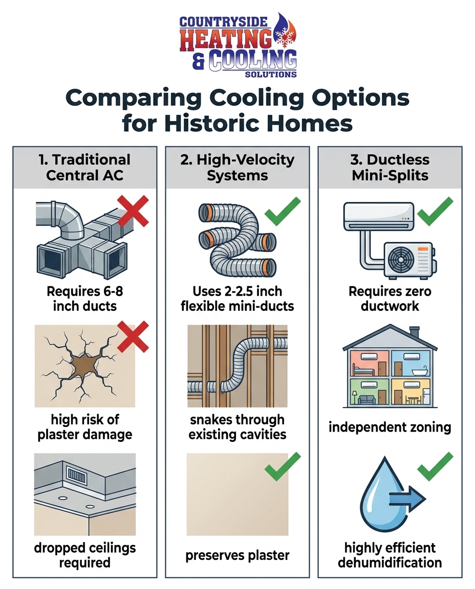 Comparing Cooling Options for Historic Homes