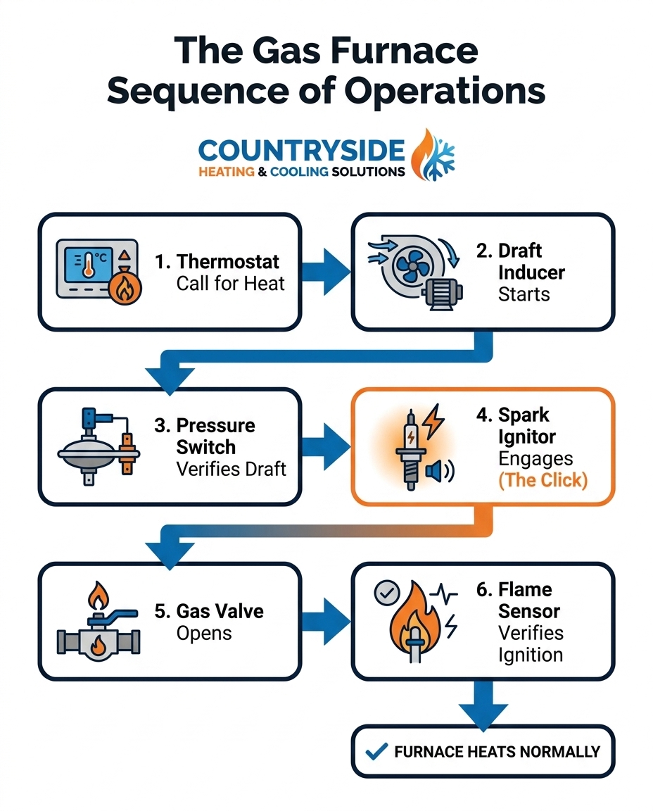 The Gas Furnace Sequence of Operations